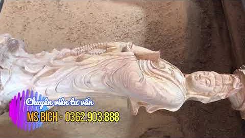 Đục tượng gỗ phật giáo cực nét bằng máy cnc 4 trục hiện đại.