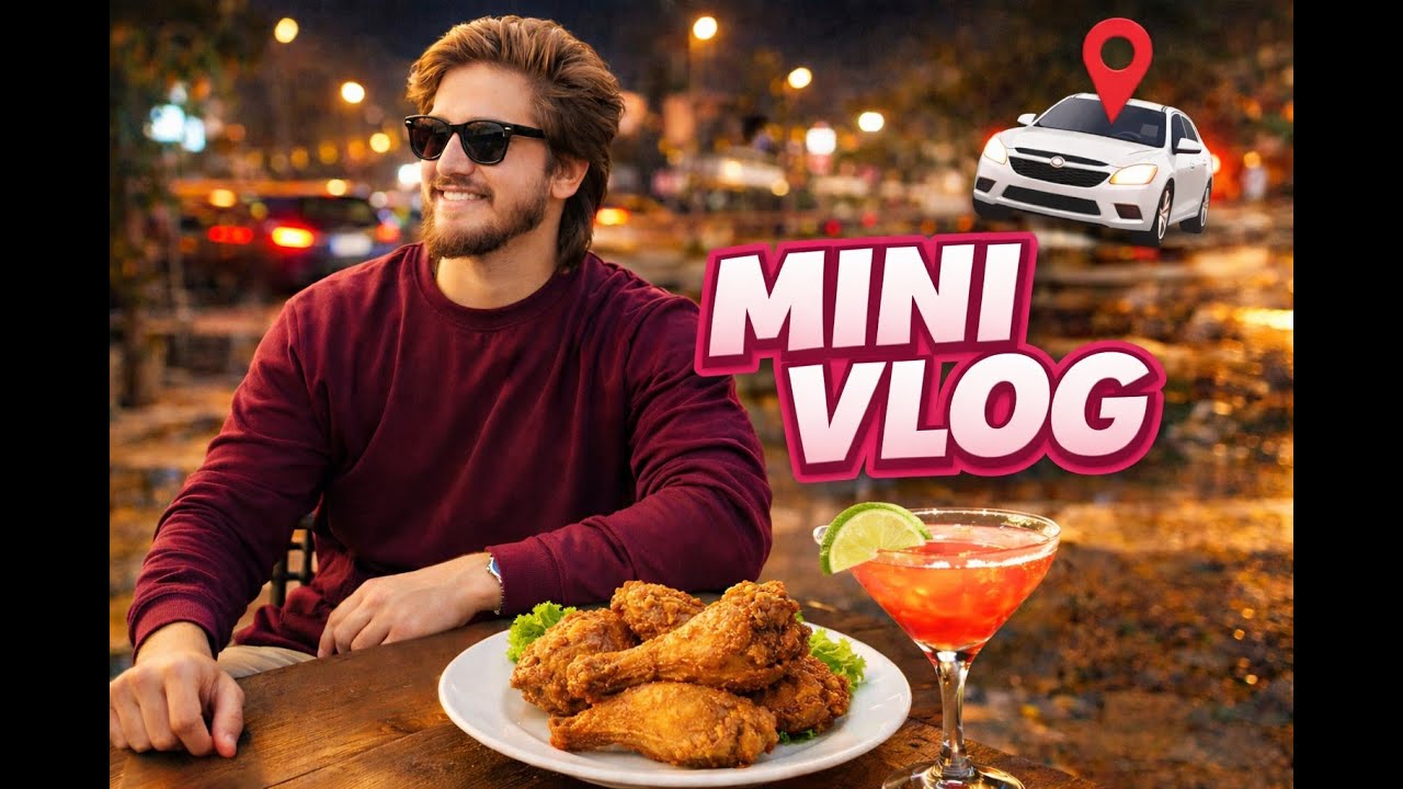 Dinner Night Out With Friends | Mini Vlog | Food + Fun 🍗✨ 