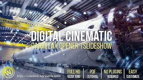 After Effects Project - Digital Cinematic Parallax Opener  Slideshow