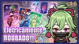 Shinobu NÃO PERDOA no TCG do Genshin | Gameplay v4.6 [Chamado Sagrado TCG]