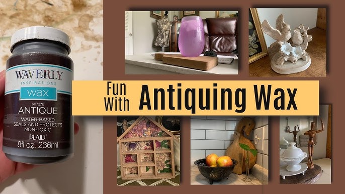 FolkArt Home Decor: How To Use Antique Wax 