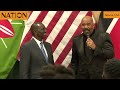Ruto in us tv host steve harvey promises work closely with kenyans