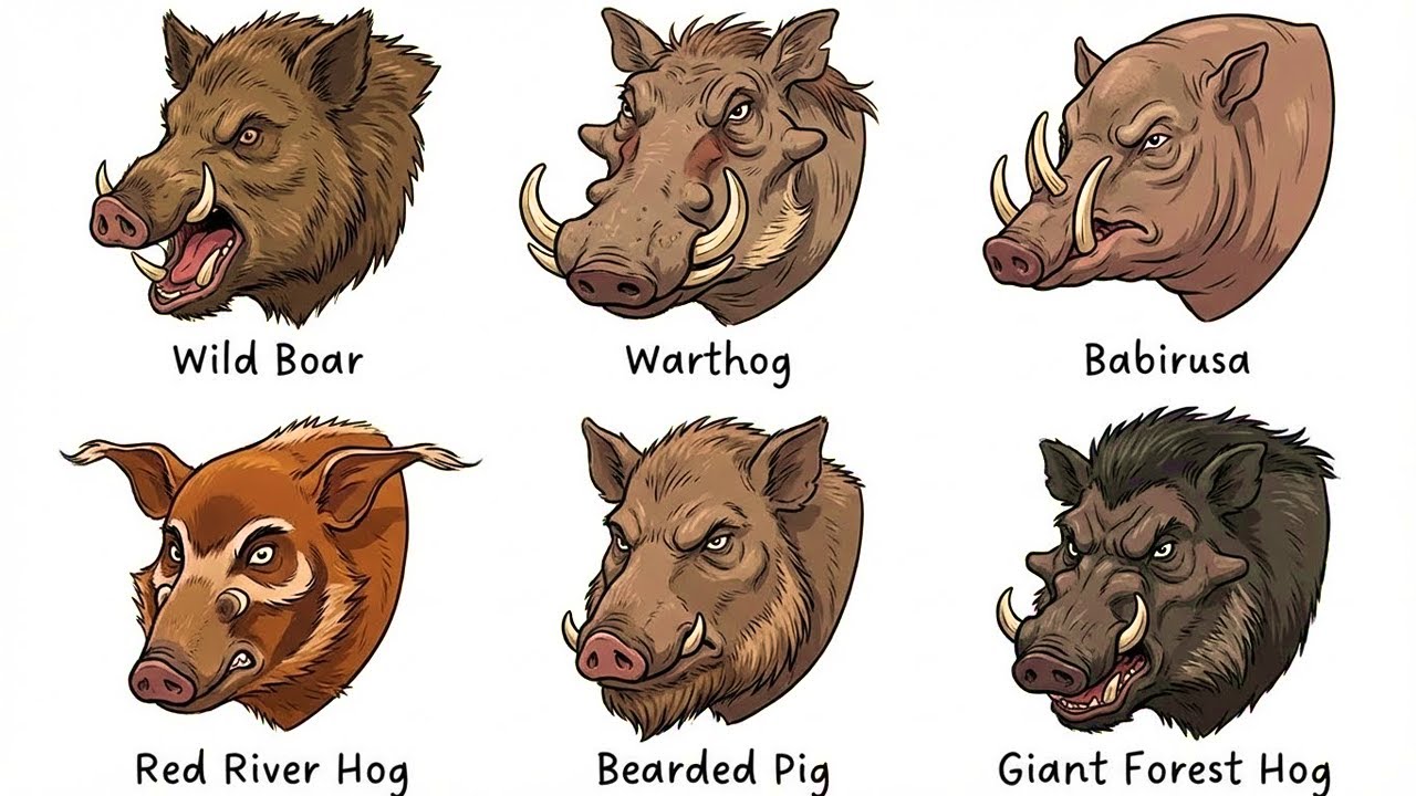 Every Wild Pig Explained in 37 Minutes