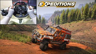 Expeditions A Mudrunner Game | Off Road Walkthrough (Cotco Canyon) | Logitech G923 Gameplay