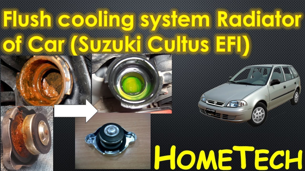 Cars Cooling System Radiator flush
