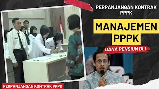 SECOND PPPK CONTRACT EXTENSION - PENSION FUNDS, ETC.