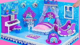 DIY Miniature House 🌈 Have Fun with Elsa in the Laughter Filled Ice Palace