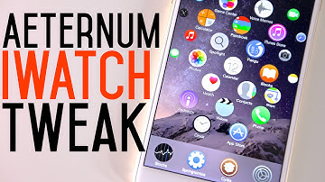 NEW Apple Watch Working Interface - Aeternum iOS 8 Tweak