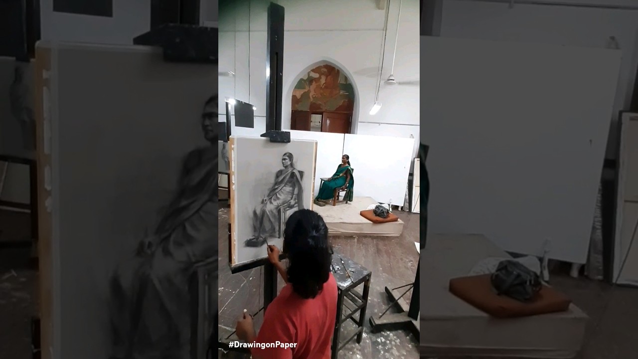 Sir JJ School of Art Mumbai| Drawing on Paper | 