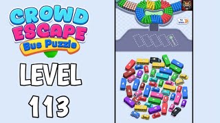 Crowd Escape Level 113 Wallthrough Solution | Crowd Escape: Bus Puzzle Level 113 Answer