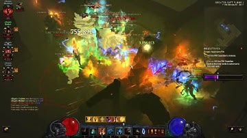 Diablo 3 Greater Rift 60 - 4 player - Season 3 - WD POV