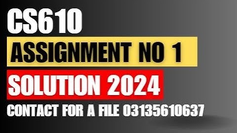 cs610 assignment 1 solution 2024/CS610 Assignment 1 Solution Fall 2024