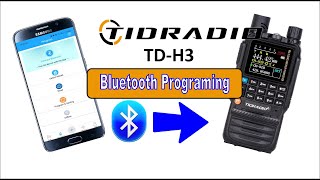 TIDRADIO TDH3 Bluetooth Programing  Odmaster App