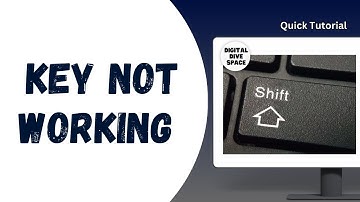 Shift Key Not Working In Windows 10 Fix