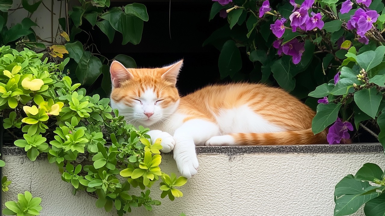 Успокаивающая музыка для кошек 🌙 Звуки для сна, снятия тревоги и спокойного отдыха 🐾