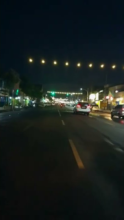 Story WA Perjalanan | Kota Nganjuk di Malam Hari