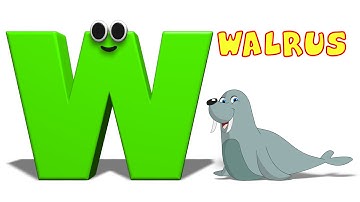 Phonics Letter- W song | Educational Videos For Children | Cartoon Videos For Toddlers by Kids Tv
