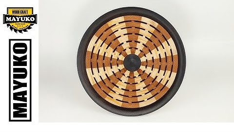 OPEN AND CLOSE SEGMENTED BOWL, woodturning