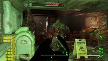 Fallout 4 invisible weapon glitch.