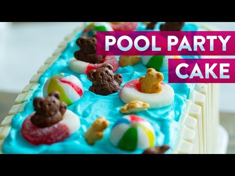 Pool Party Ice Cream Cake | Genius Kitchen