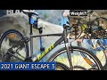 2021 GIANT ESCAPE 3 CHARCOAL SMALL + WEIGHT