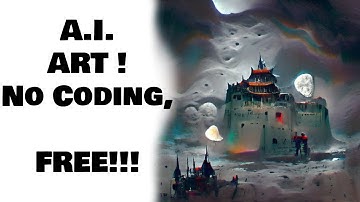 A.I. Art !!! No CODING !!! FREE !!!