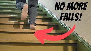 How I Fixed My Slippery Wooden Stairs (Quick &amp; Cheap!)