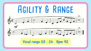 Advanced Vocal Agility and Range Exercise | Arpeggio Major Minor | FEMALE