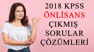 2018 KPSS Önlisans Matematik Çıkmış Sorular Çözümleri screenshot 2