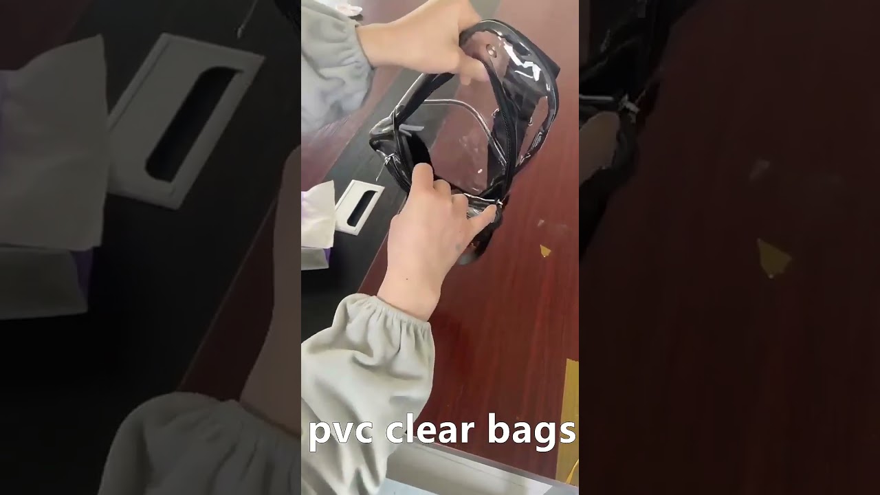 Clear Pvc Sling Bag With Front Pocket