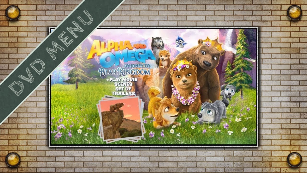 Alpha and Omega: Journey to Bear Kingdom (2017) - DVD Menu