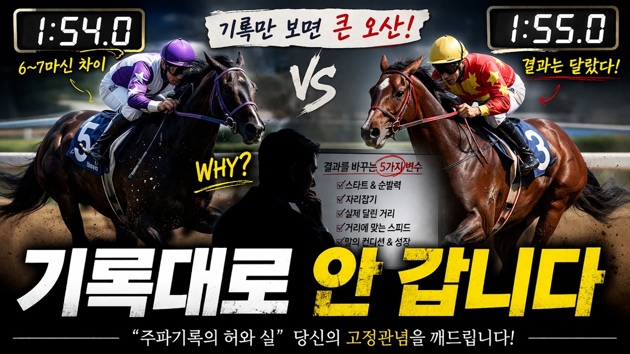 주파기록의 허와 실!! 기록대로 안 가는 이유?