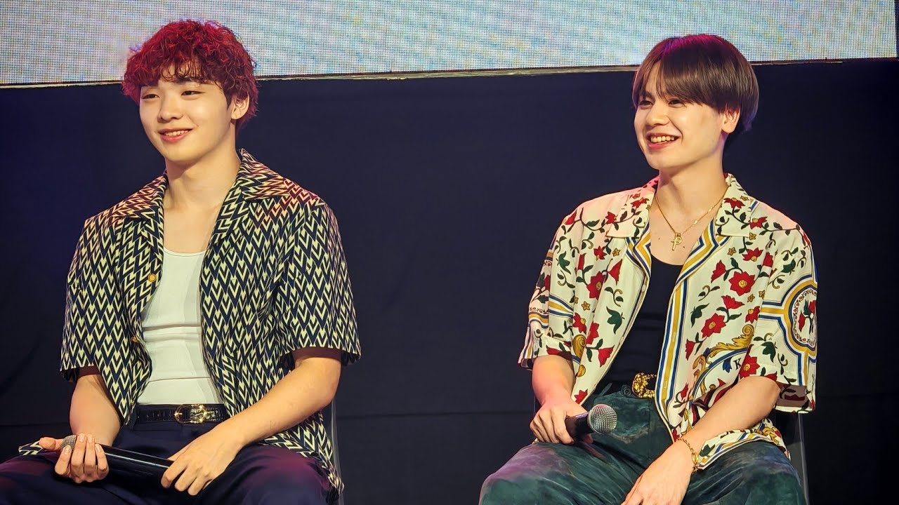 《Full》1/3 BE:FIRST(MANATO  RYUHEI) Interview/Nipponhaku Bangkok2025/29Aug2025/QSNCC