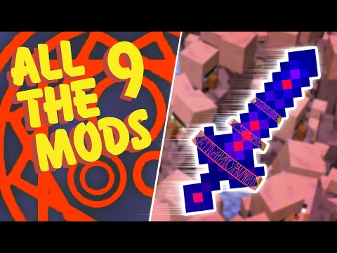 All The Mods 9 Modded Minecraft EP20 Mahou Tsukai Morgan Sword ONE TAP EVERYTHING