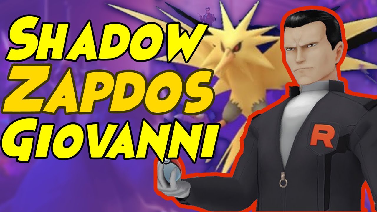 Pokémon GO terá batalha com Giovanni e Shadow Zapdos