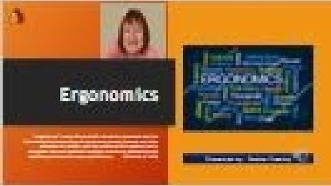 Introduction to Ergonomics in the workplace- Course content