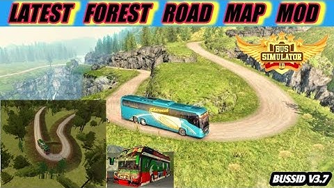 Mod Bussid V3.7.1 _  Forest Road Map Mod For Bus Simulator Indonesia || Bussid Mod ||