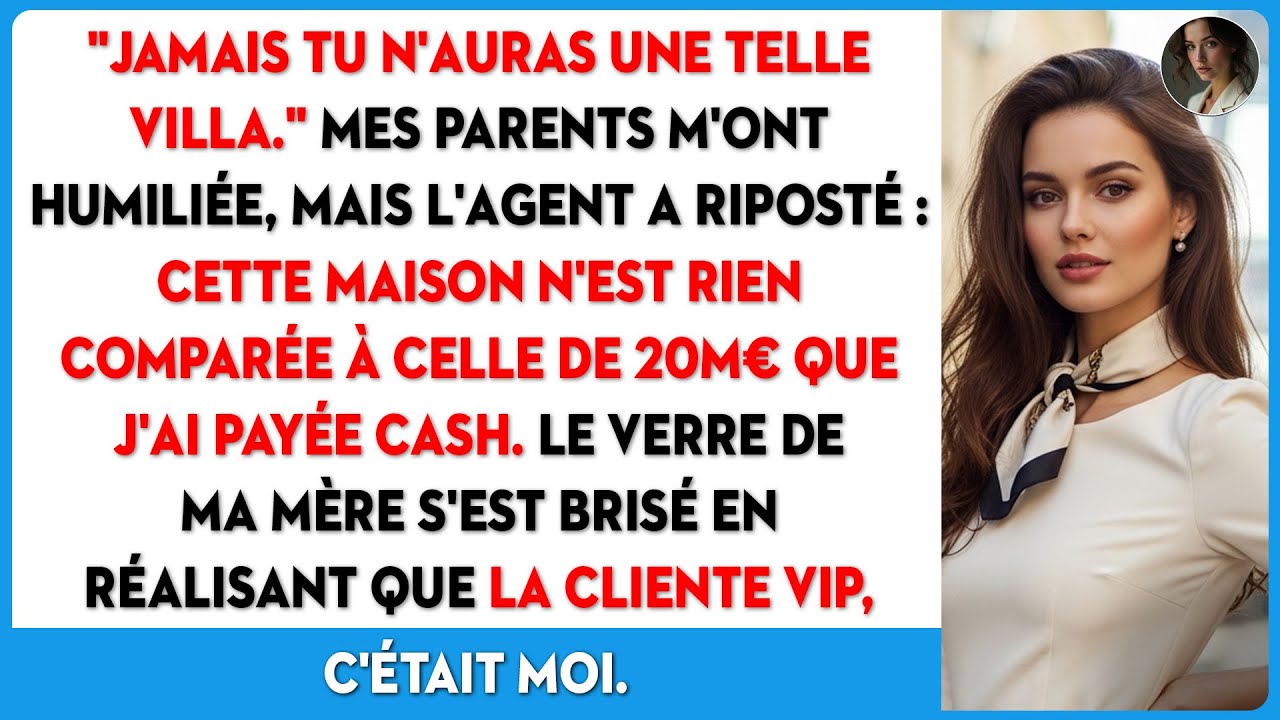 Au gala, papa me disait fauché jusqu'à ce que l'agent m'appelle son 