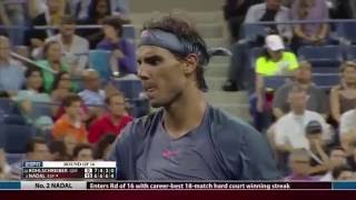 Nadal vs Kohlschreiber - R4 Us Open 2013 Highlights