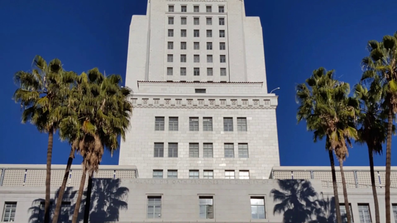 Must Watch Otis/Dover Elevators and View Los Angeles City Hall, Los
