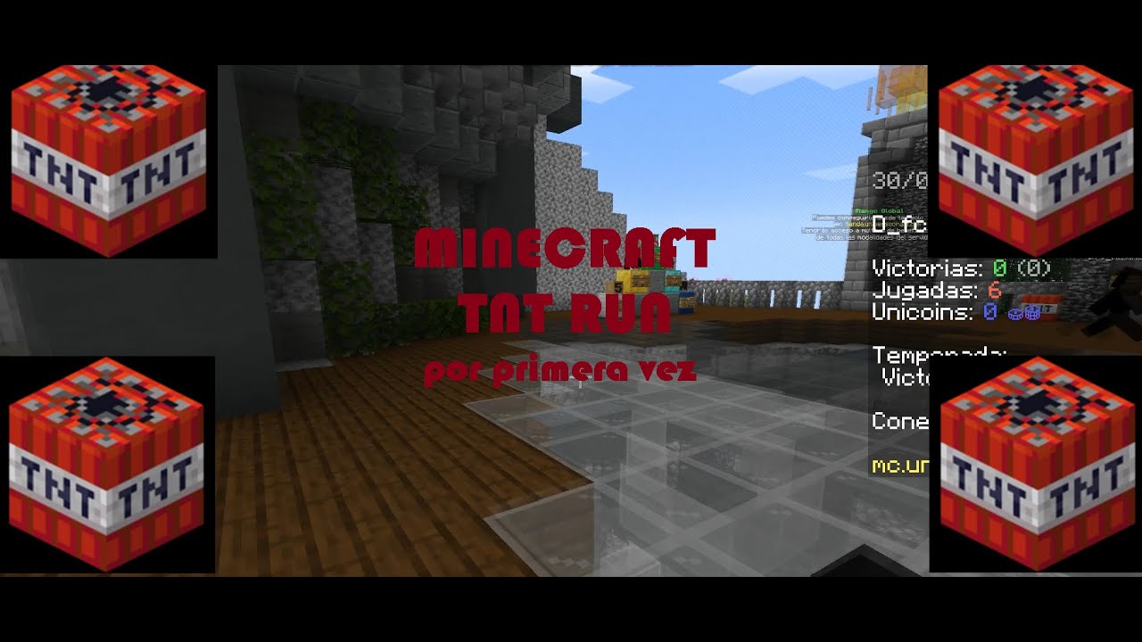 Tnt Rug Minecraft Mi primera vez jugando TNT run Minecraft 1.20.2 - YouTube