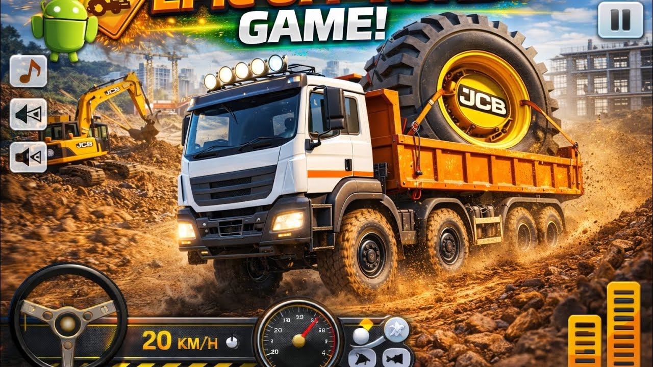 Run your own construction and transport company in a large detailed environment - Android Gameplay