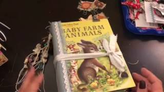 (SOLD) Little Golden Book Junk Journal - now available on Etsy