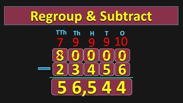 Class 4 | How to REGROUP AND SUBTRACT 5-Digit Numbers ? | PMCE