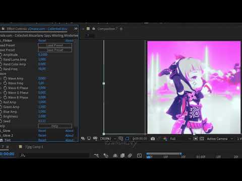 Monochrome CC/Edgy CC tutorial//After Effect