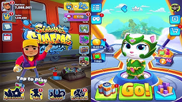 Subway Surfers: Classic VS Talking Tom Hero Dash Run Walkthrough