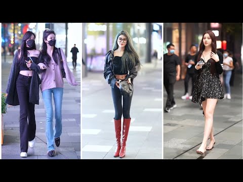 Chinese Girls Street Fashion 抖音 Style China 