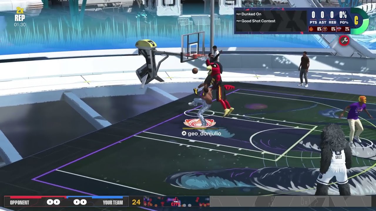 NBA 2K24 - Dunk Block FAILED 😅 - YouTube
