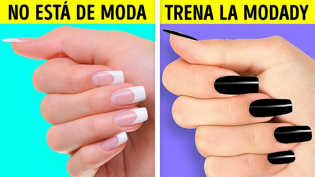 DISEÑO DE UÑAS DE MODA Y TRUCOS DE MANICURA QUE NO TE PUEDES PERDER