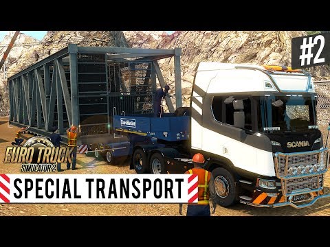 20 METRELİK DEV ŞANTİYE MERDİVENİ - ETS 2 Special Transport DLC #2